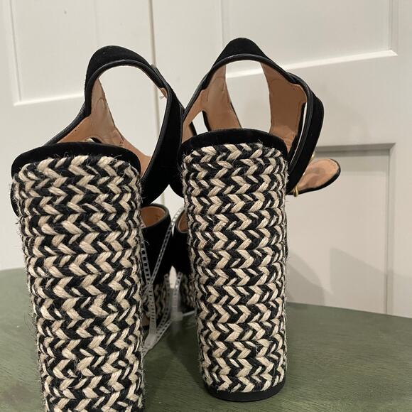 NEW COACH NELLY ANKLE STRAP ESPADRILLE PLATFORM SANDALS SZ 9 - 9119 - Picture 4 of 7